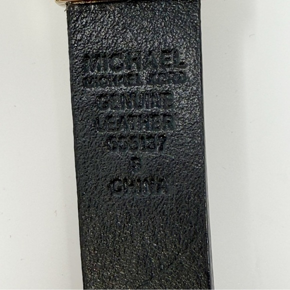 Michael Kors Leopard Print Leather Belt – Size Small main image 6